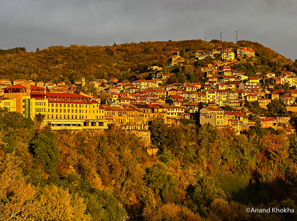 City of Veliko Tarnovo in Early Morning Light