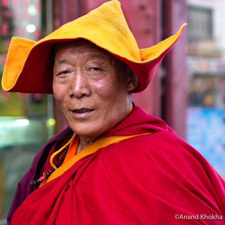 Tibetan Monk, Jokhang Temple, Lhasa
