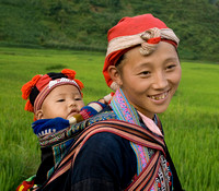 Red Yao and Hmong People--North Vietnam