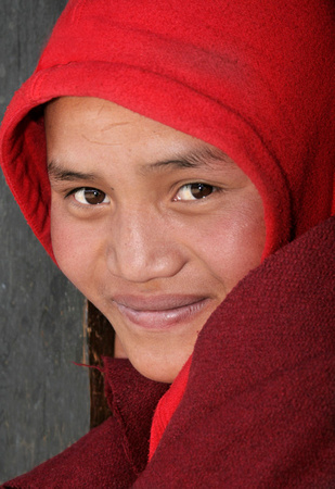 Smiling Nun, Bhutan