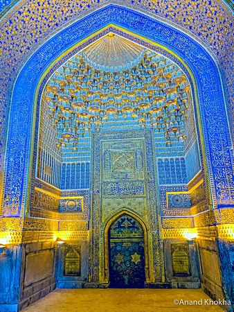 Sher-Dor Madrasah, Interior Dome, Samarkand
