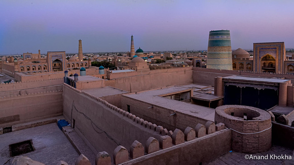 Walled City  at Sunset, Khiva