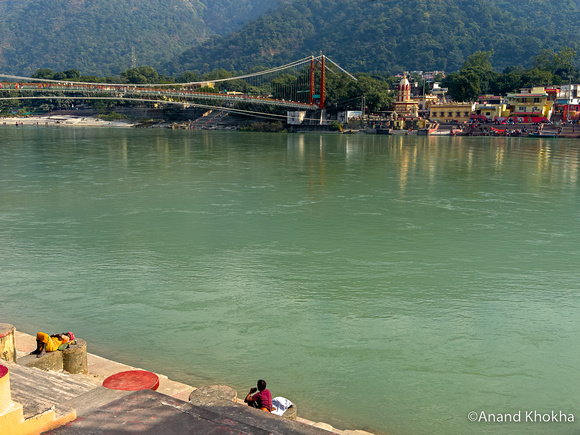 Bridge over the Ganges, Rishikesh