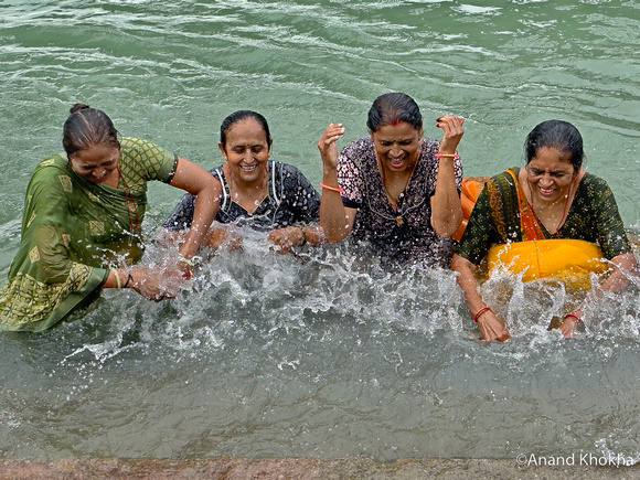 Holy Dip in the Ganges