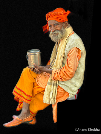 Sadhu with a begging Bowl