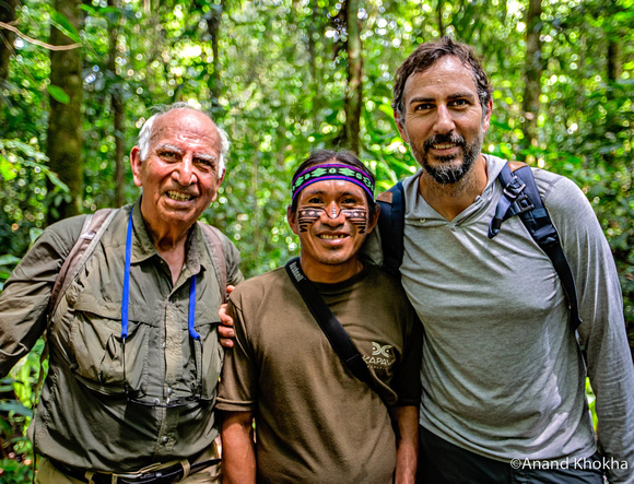 With our guide Chikwis in the Rainforest