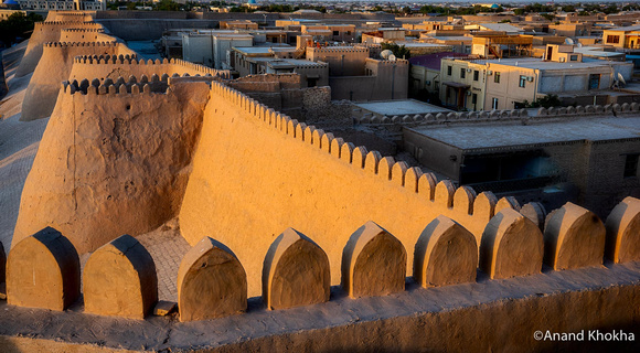 Ancient Walls of Khiva, Uzbekistan