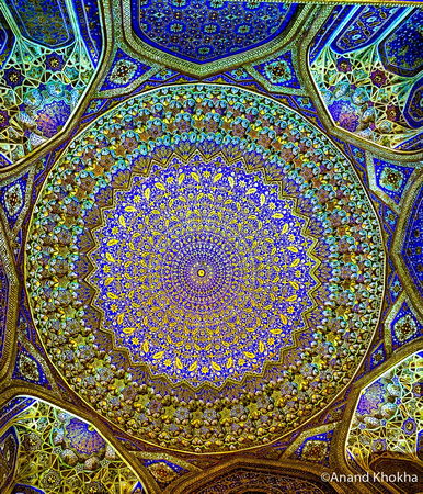 Sher-Dor Madrasah, Interior Dome, Samarkand