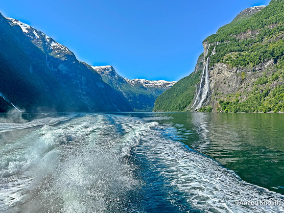 On the way to Geiranger Fjiord