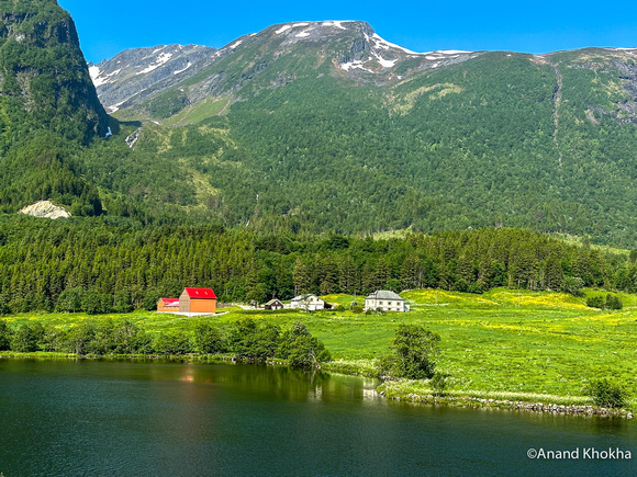 Norwegian Farm near Alesund