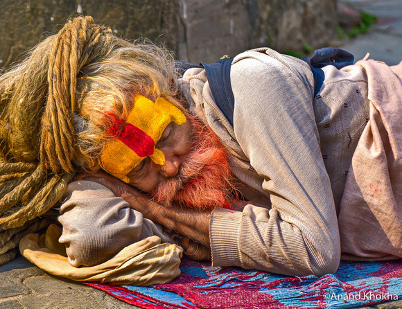 Afternoon Snooze, Pashupatinath Temple