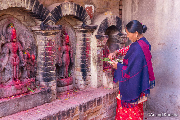 Temple Offerings, Bhaktapur
