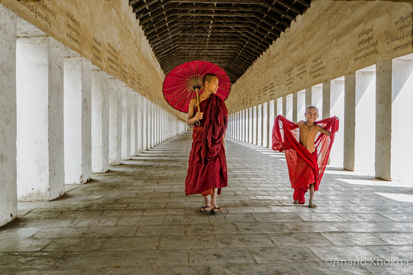 Playful Monks