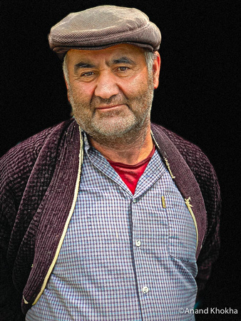 Yaghnobi Farmer and Village Head, Tazikstan