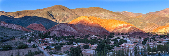 Sunrise Panorama of Paseo de Los Colorados, Purmamarca