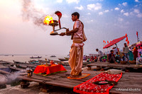On the Banks of Ganges--Varanasi 2013