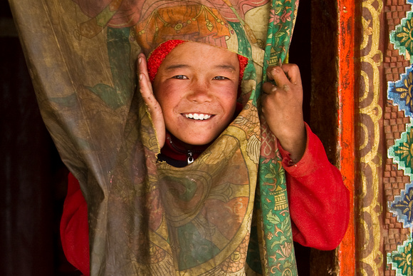 Playful Monk, Ladakh