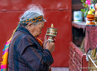 Offering Prayers,  Jokhang temple, Lhasa, Tibet