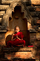 In Prayer, Bagan, Burma