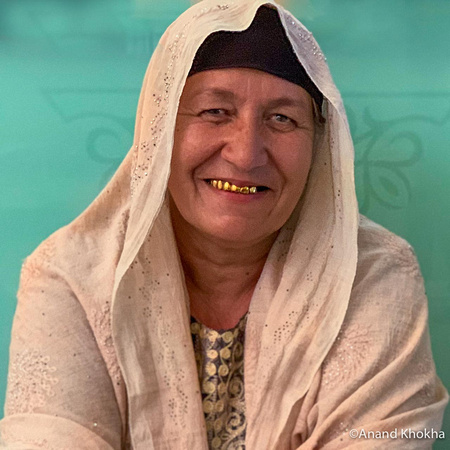 Tajik Woman with Gold teeth