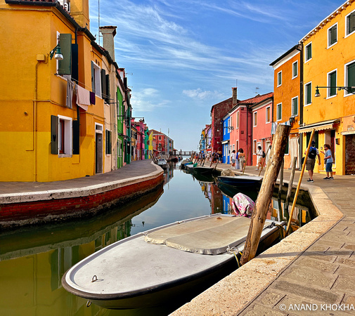 Colorful Canal--Burano Island