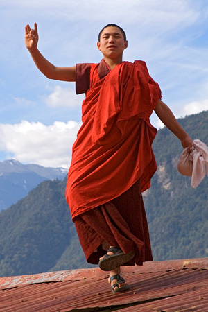 Flying Monk, Bhutan