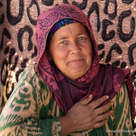 Portrait of Tajik woman