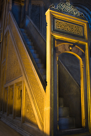 Imam's Pulpit, Hage Sophia, istanbul