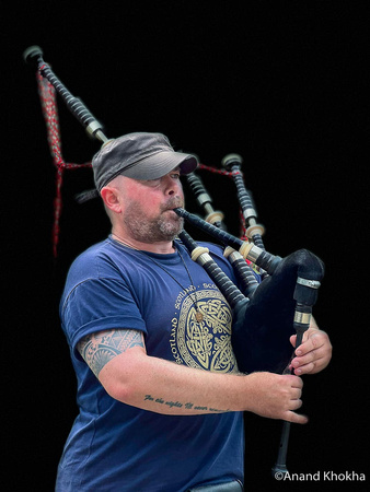 Highland Piper--Ballachulish, Glencoe